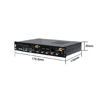 Ultra Thin OPS Mini PC 1 LAN 6 USB For Electronic Whiteboard 7th Gen I3-7100U I5-7200U I7-7500U