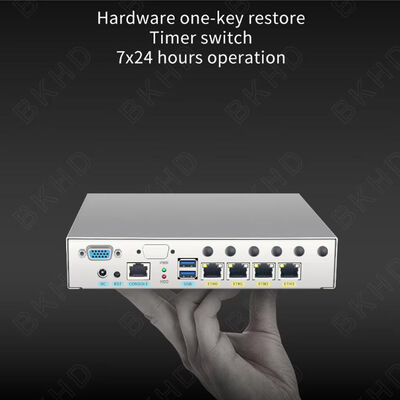 Intel® J4125 4 port 2.5G LAN Firewall appliance Mini industrial computer PFsense support 5G network