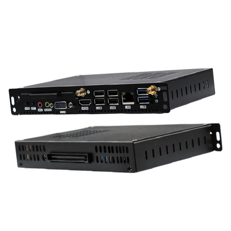 Ultra Thin OPS Mini PC 1 LAN 6 USB For Electronic Whiteboard 7th Gen I3-7100U I5-7200U I7-7500U